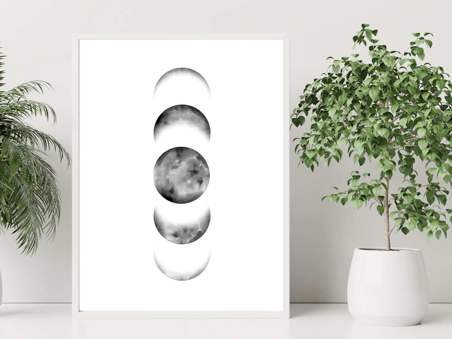 Moon Phases Print | Celestial Poster