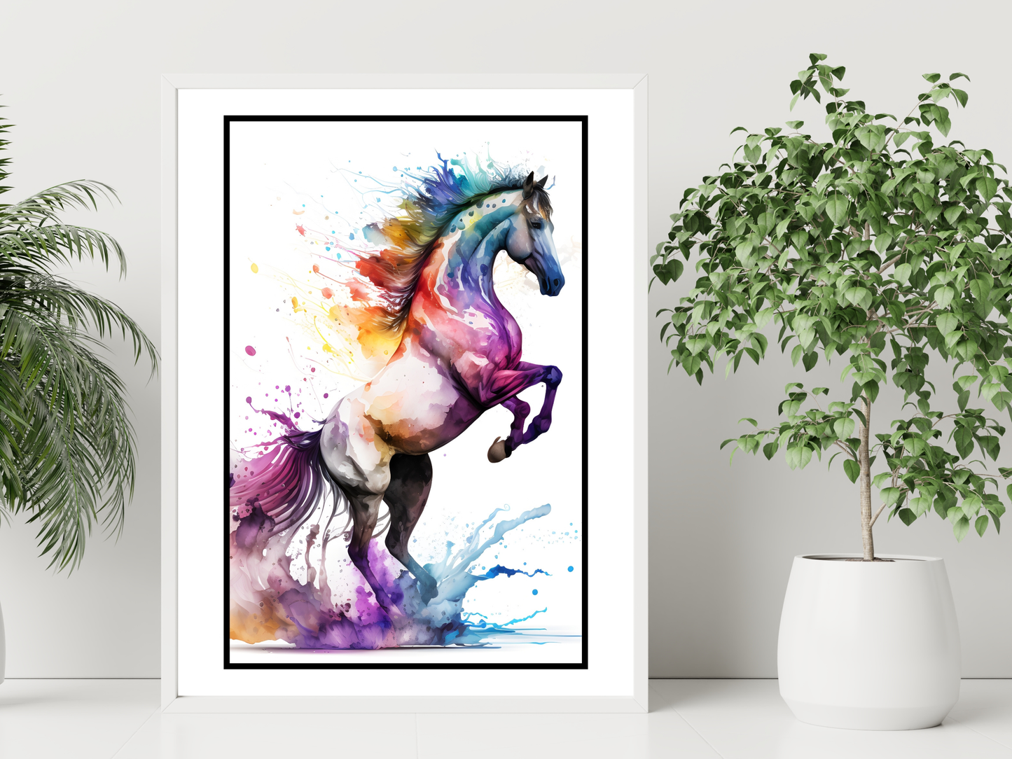 Watercolour Horse Art