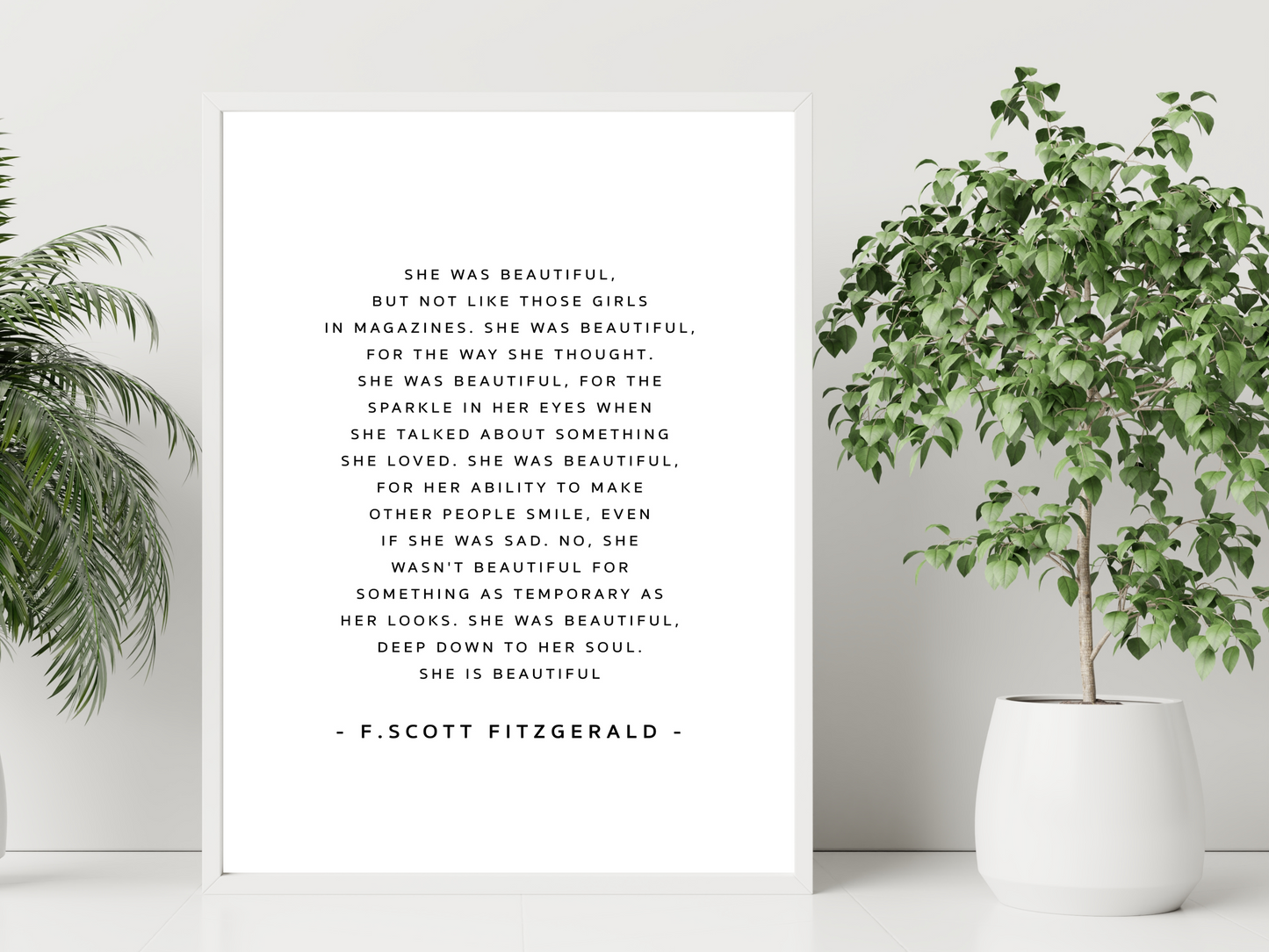 She Was Beautiful - F.Scott Fitzgerald Quote