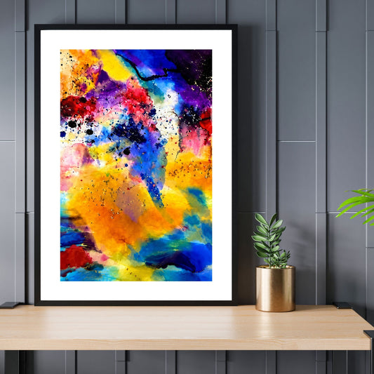 Watercolour Expressive Art Print
