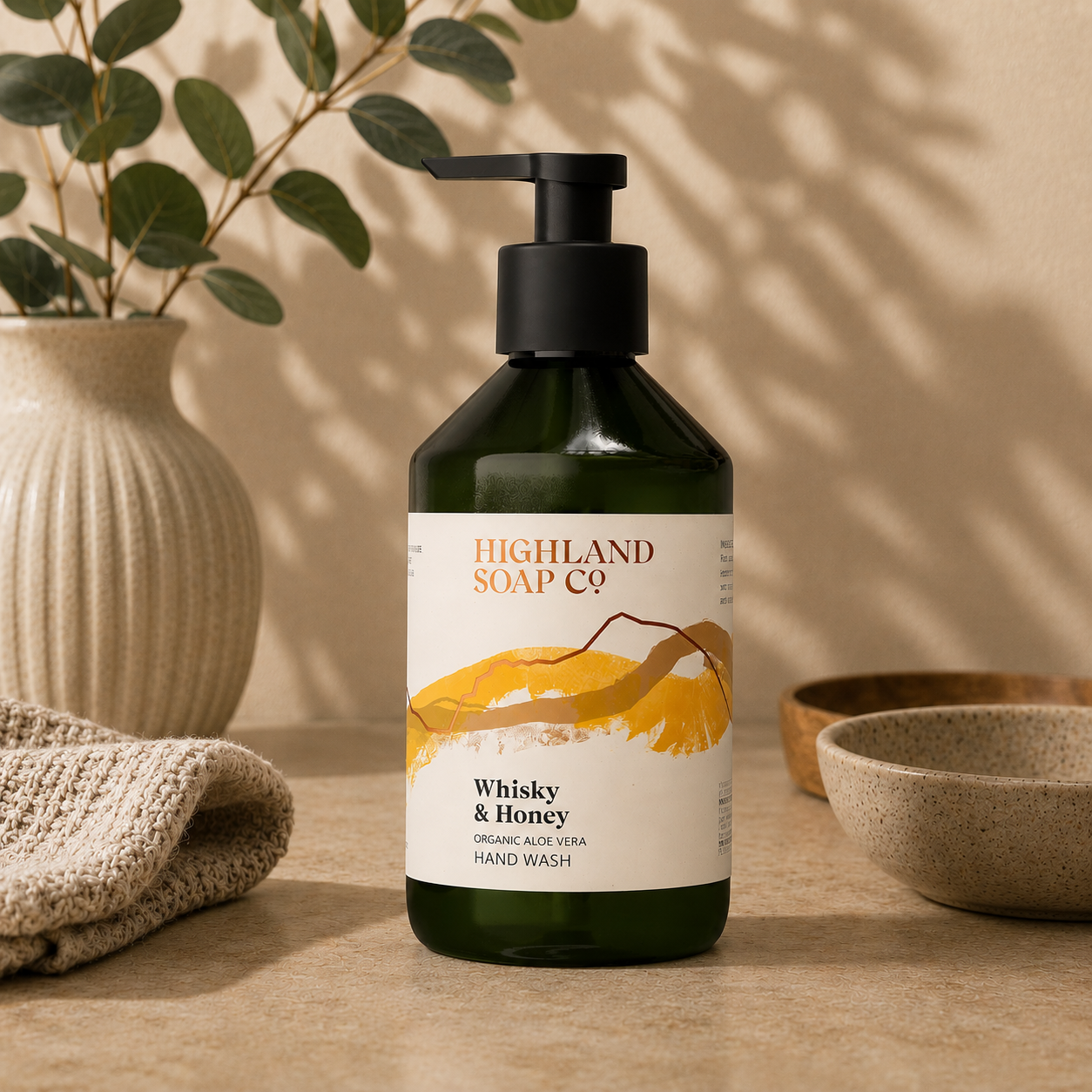 Whisky & Honey Hand Wash | Highland Soap Co. | 300ml