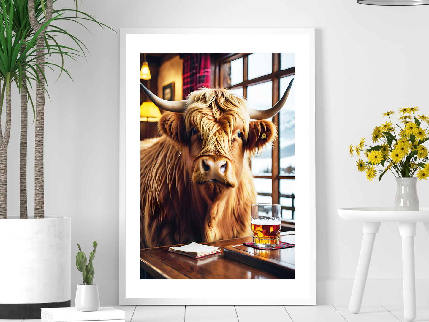 Highland Cow - Having A Dram