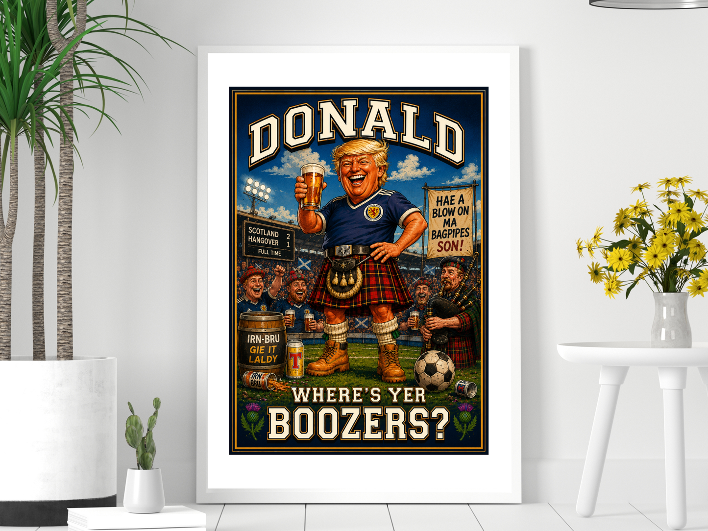 Donald Where's Yer Boozers? | Scotland Football