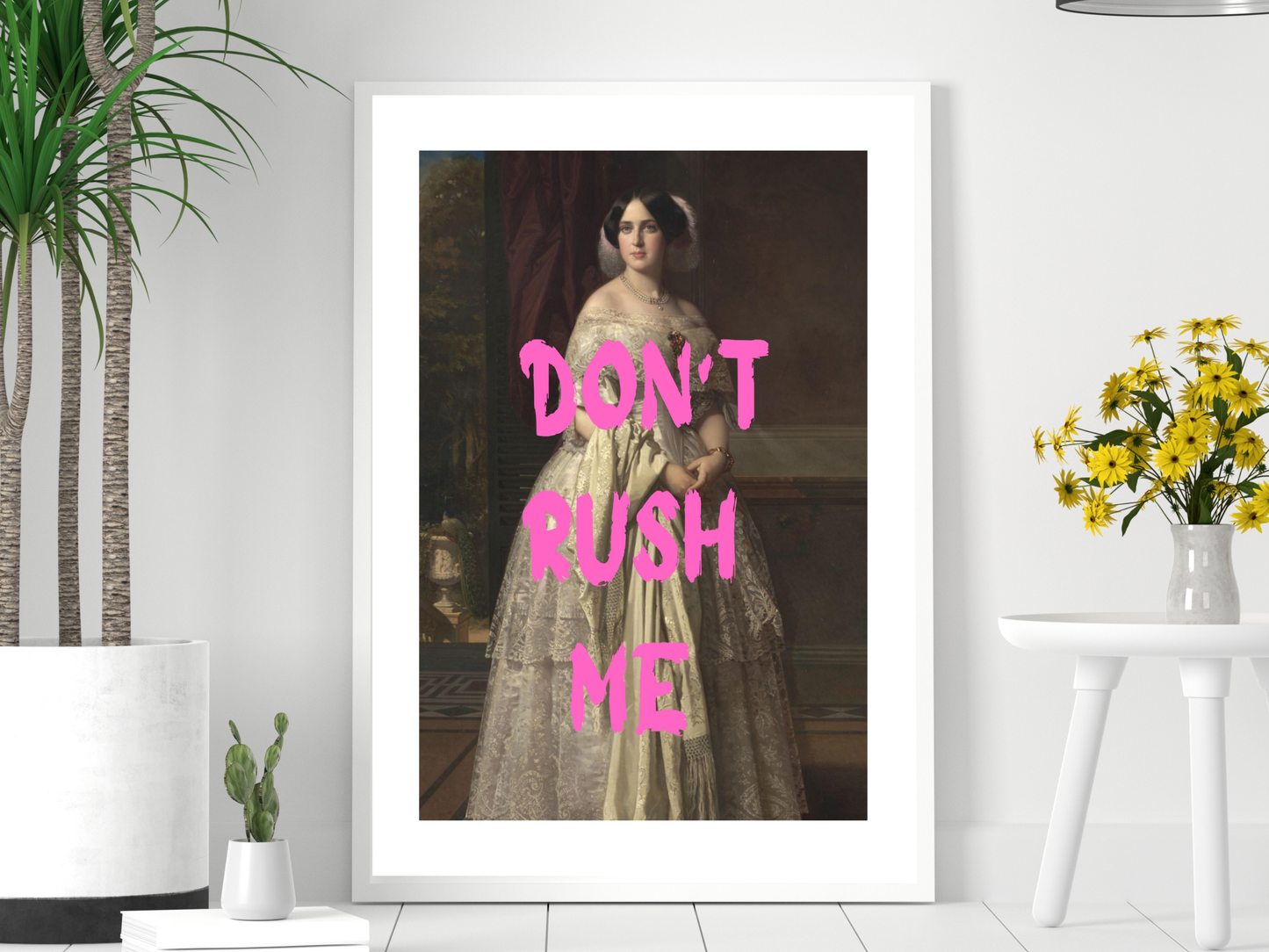 Don't Rush Me Poster Print | Altered Art