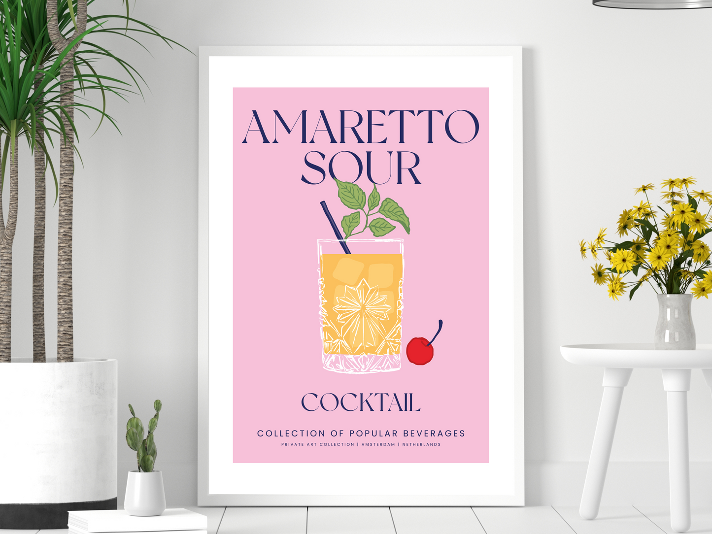 Amaretto Sour Cocktail