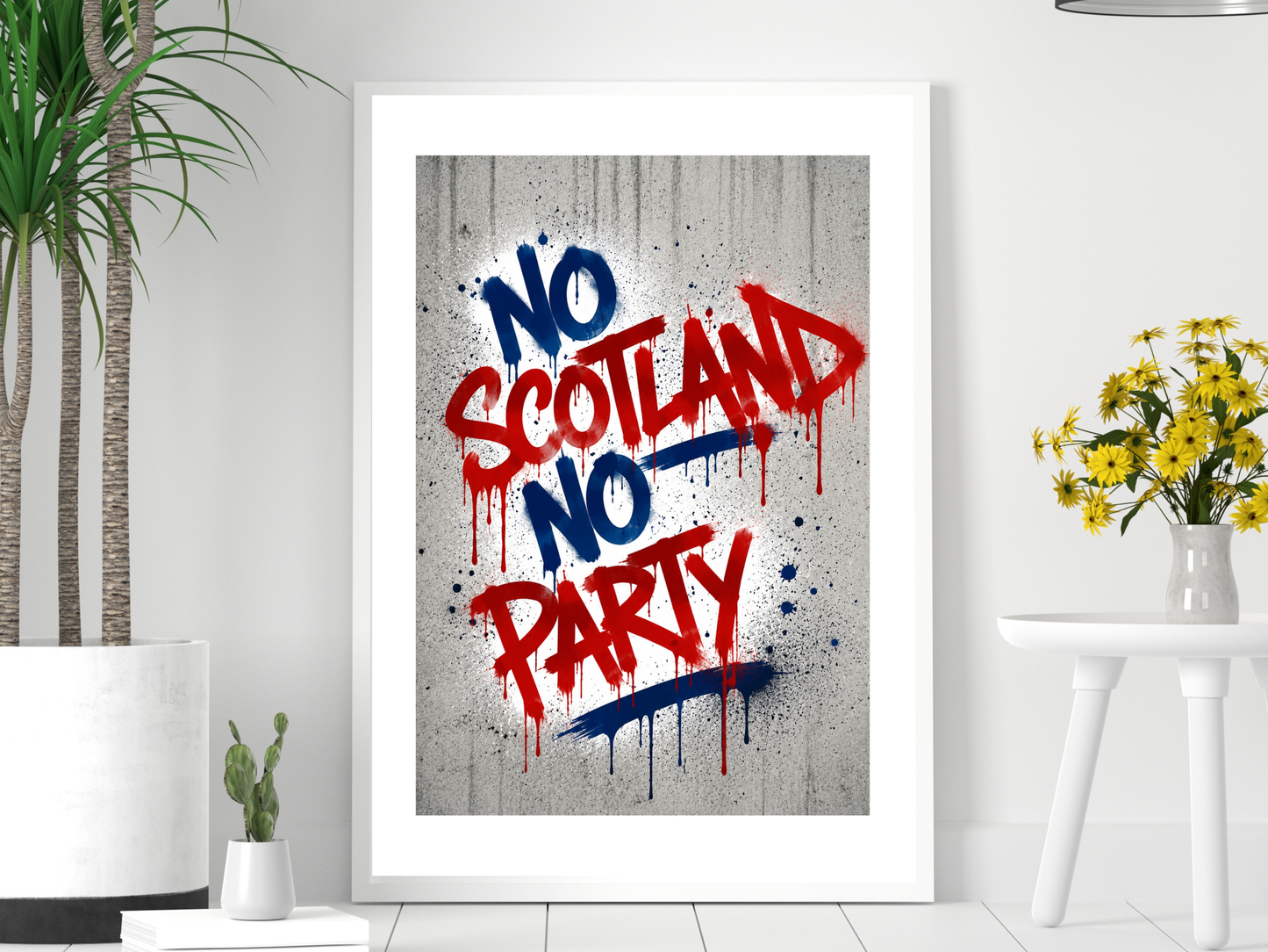 No Scotland No Party - Graffiti | Scotland Football