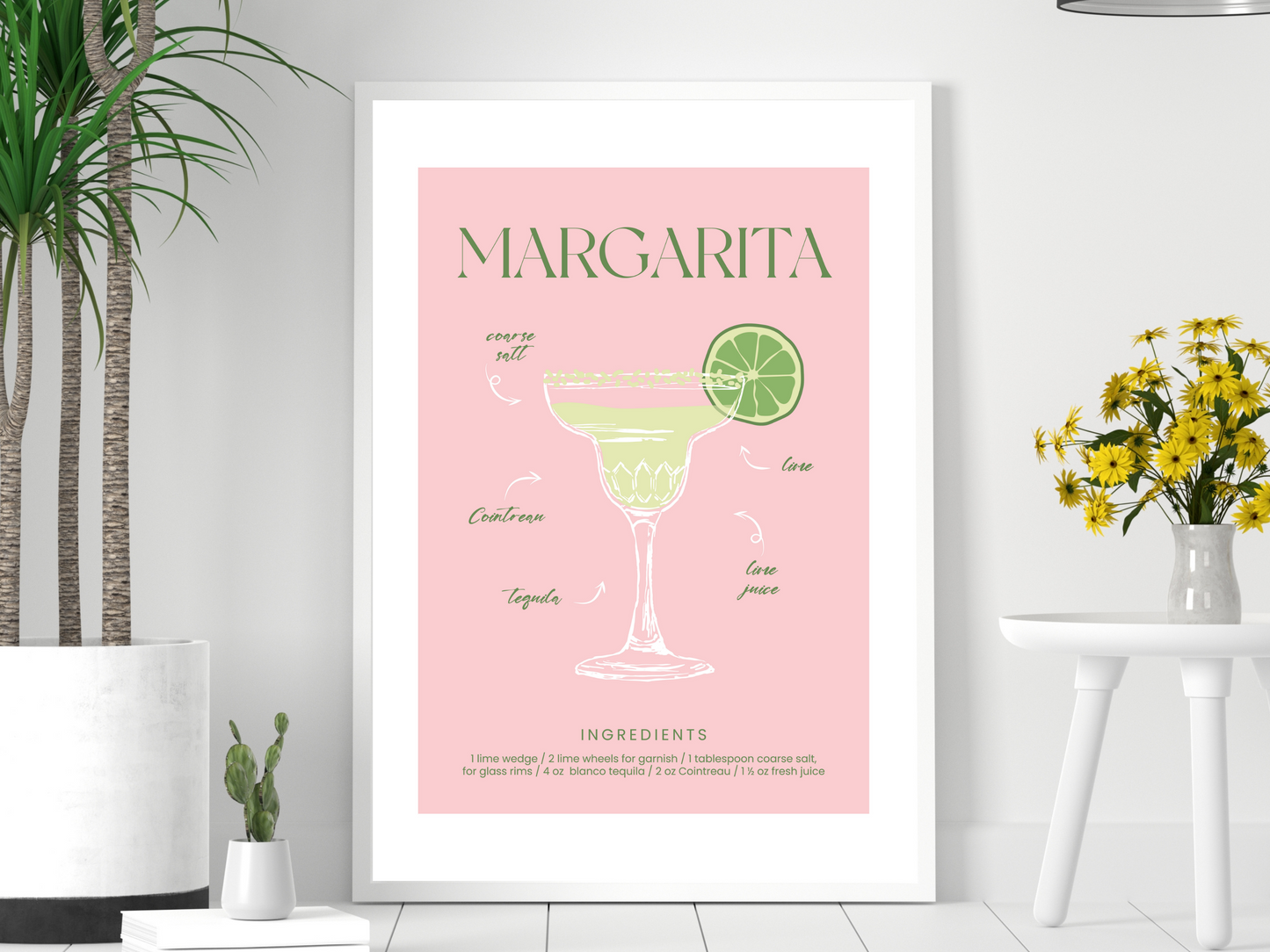 Margarita Pink Cocktail