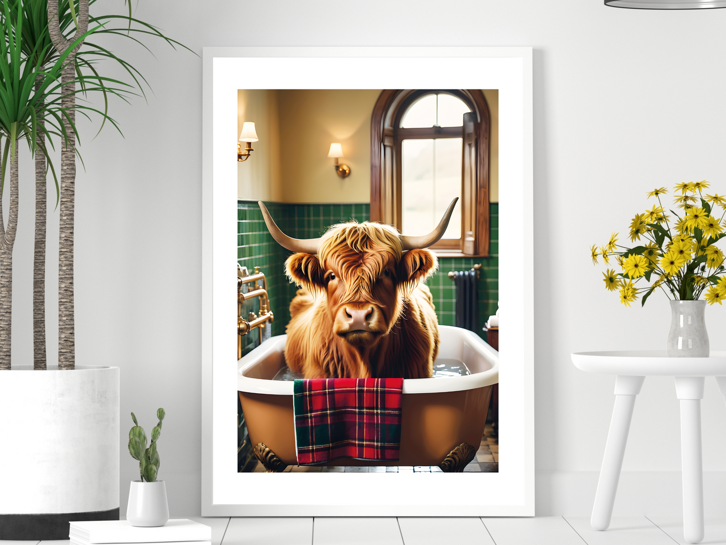 Highland Cow - Tartan Bath