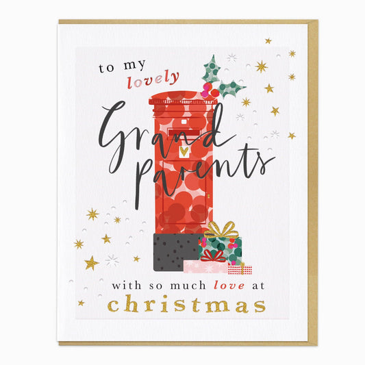 Lovely Grandparents Christmas Card