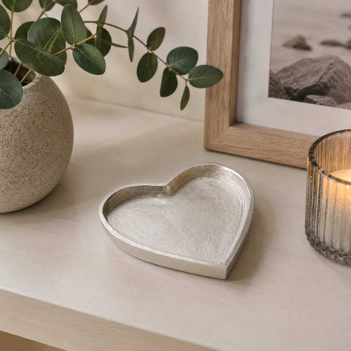 Silver Heart Mini Dish