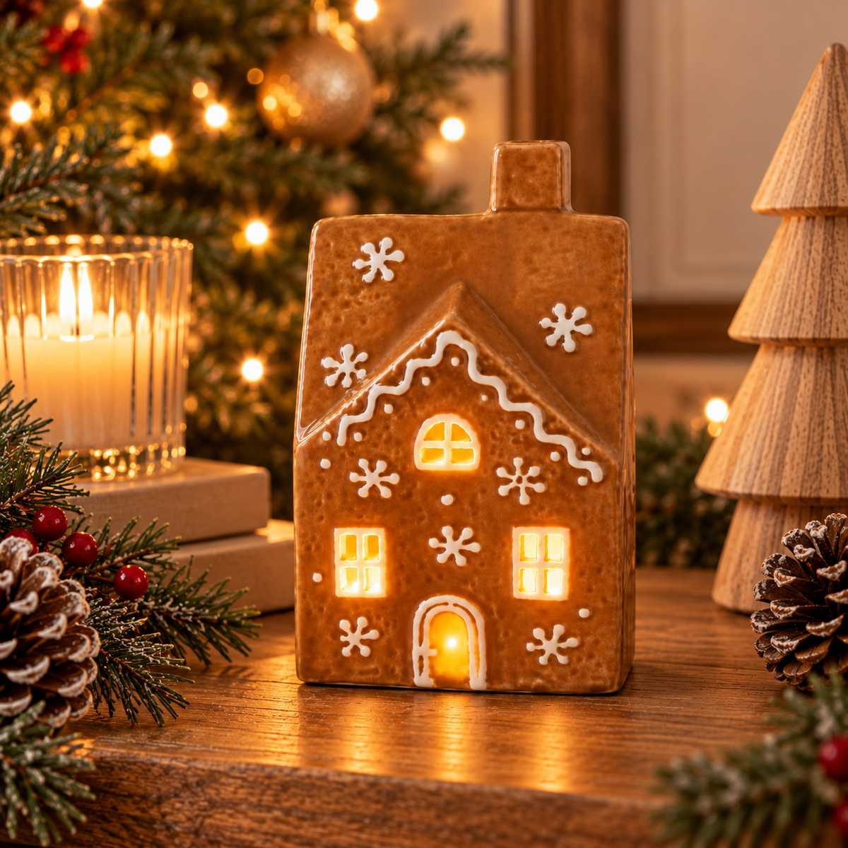 Gingerbread LED House