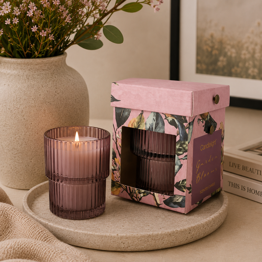 Garden Blooms Plum Candle