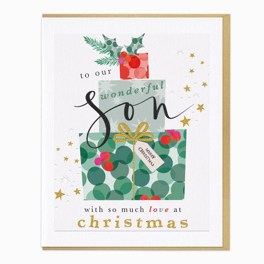 Wonderful Son Christmas Card