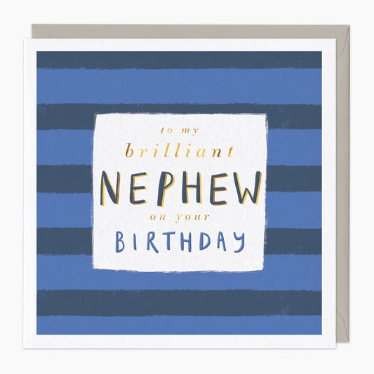 Brilliant Nephew Birthday Card