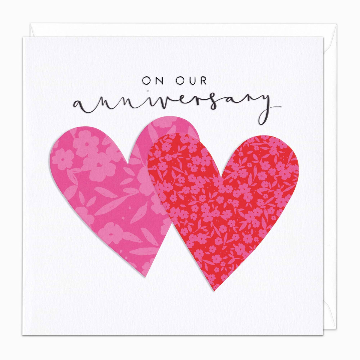 2 Hearts Anniversary Card