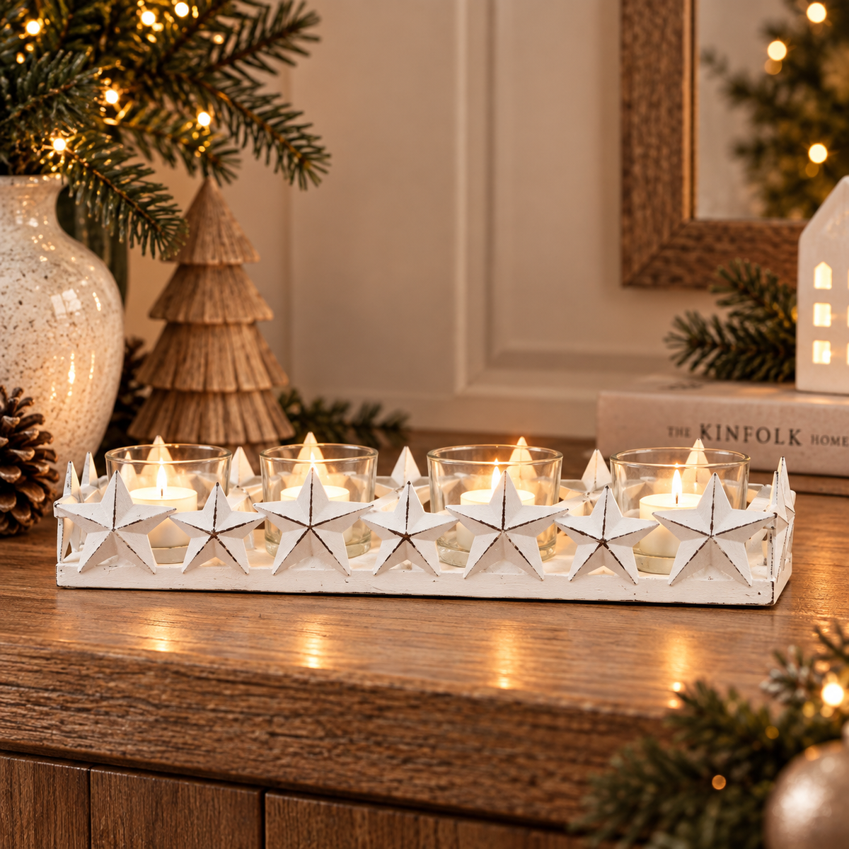 White Star Tealight Holder | 28.5cm