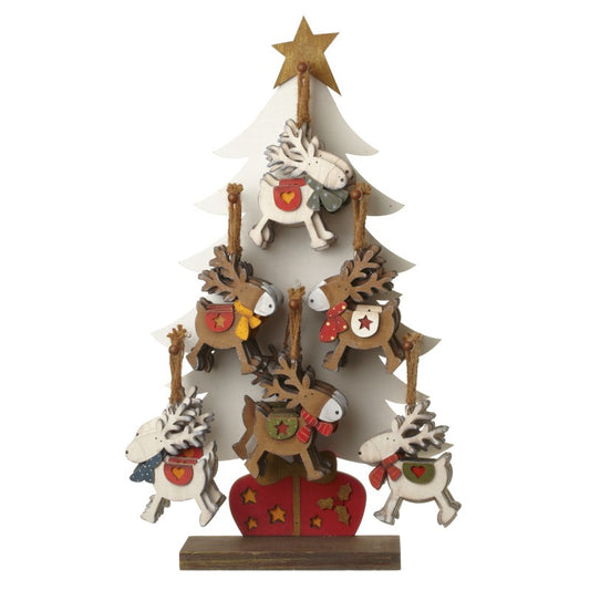 Hanging Wooden Reindeer