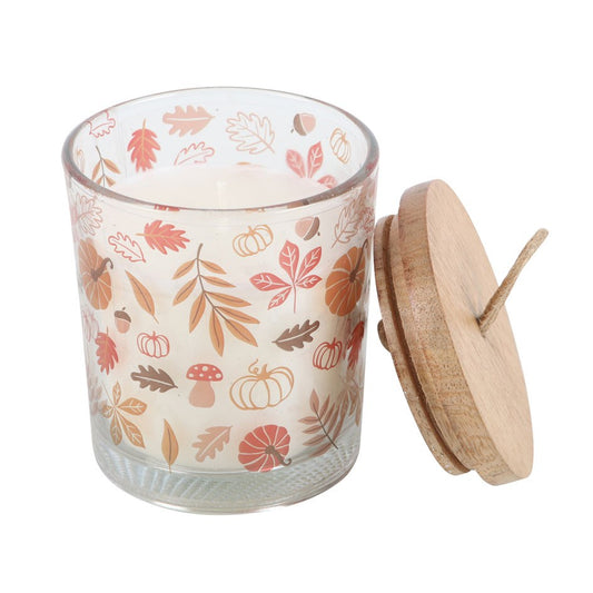 Warm Vanilla Autumn Boxed Candle