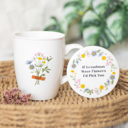 Grandma Mug & Coaster Gift Set