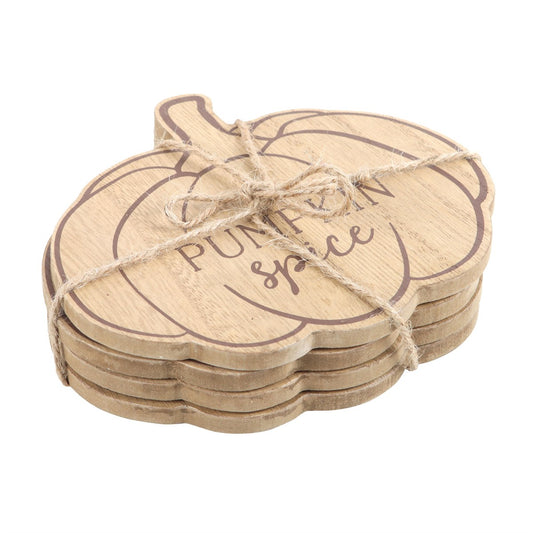 Pumpkin Spice Wooden Coasters