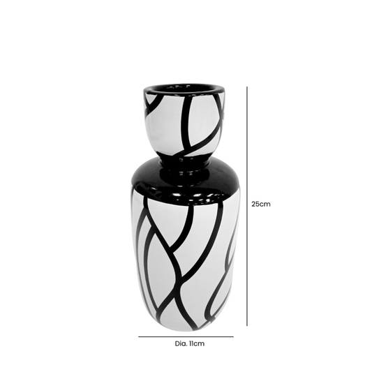 Obsidian Flow Vase