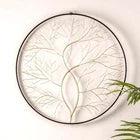 Black & Gold Tree Wall Hanging 71cm