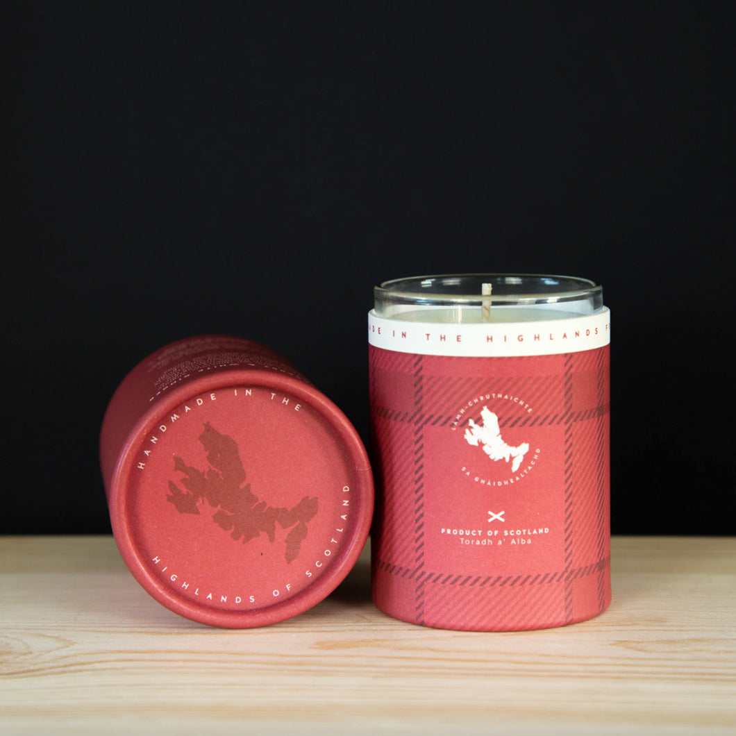 Raspberry and White Ginger - Miniature Candle