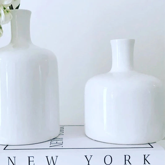 Riley Vase - White