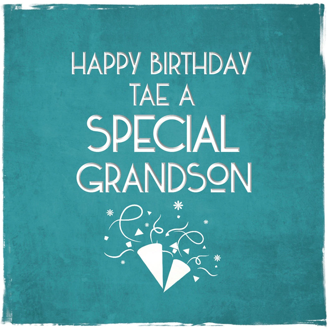 Special Grandson Birthday Greetings Card
