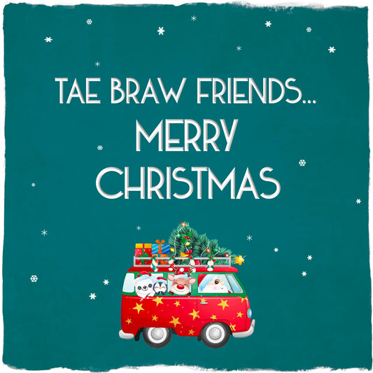 Braw Friends Christmas Greetings Card
