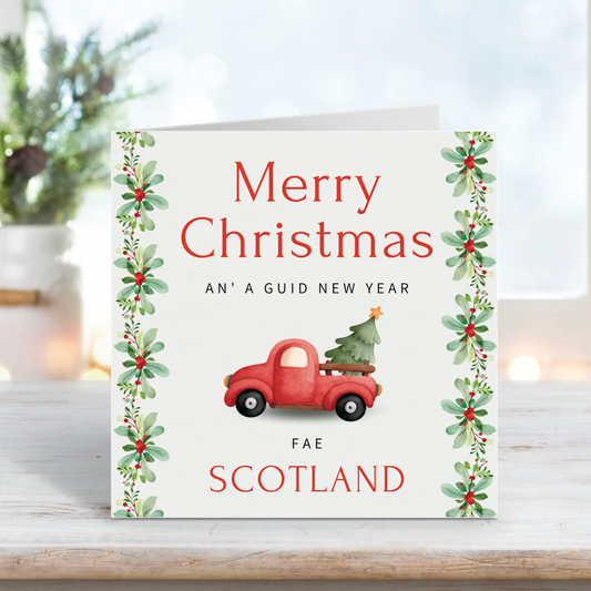 Fae Scotland Christmas Card