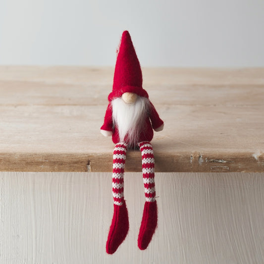 Red Fabric Sitting Gonk, Small