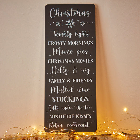 Christmas Meanings Sign