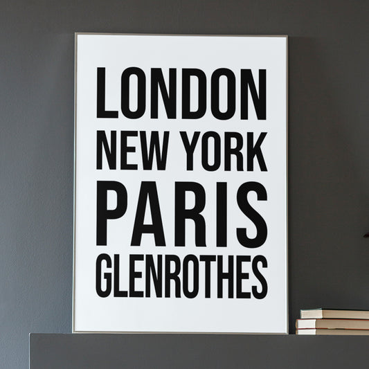 Glenrothes Bold Print