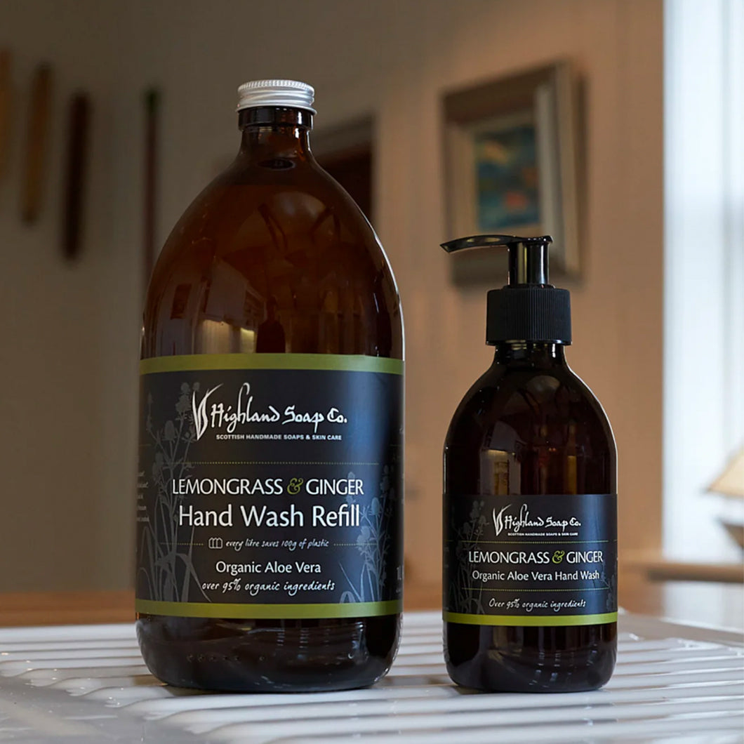 1 Litre Refill - Lemongrass & Ginger Hand Wash