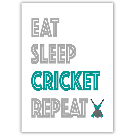 Eat, Sleep, Cricket, Repeat