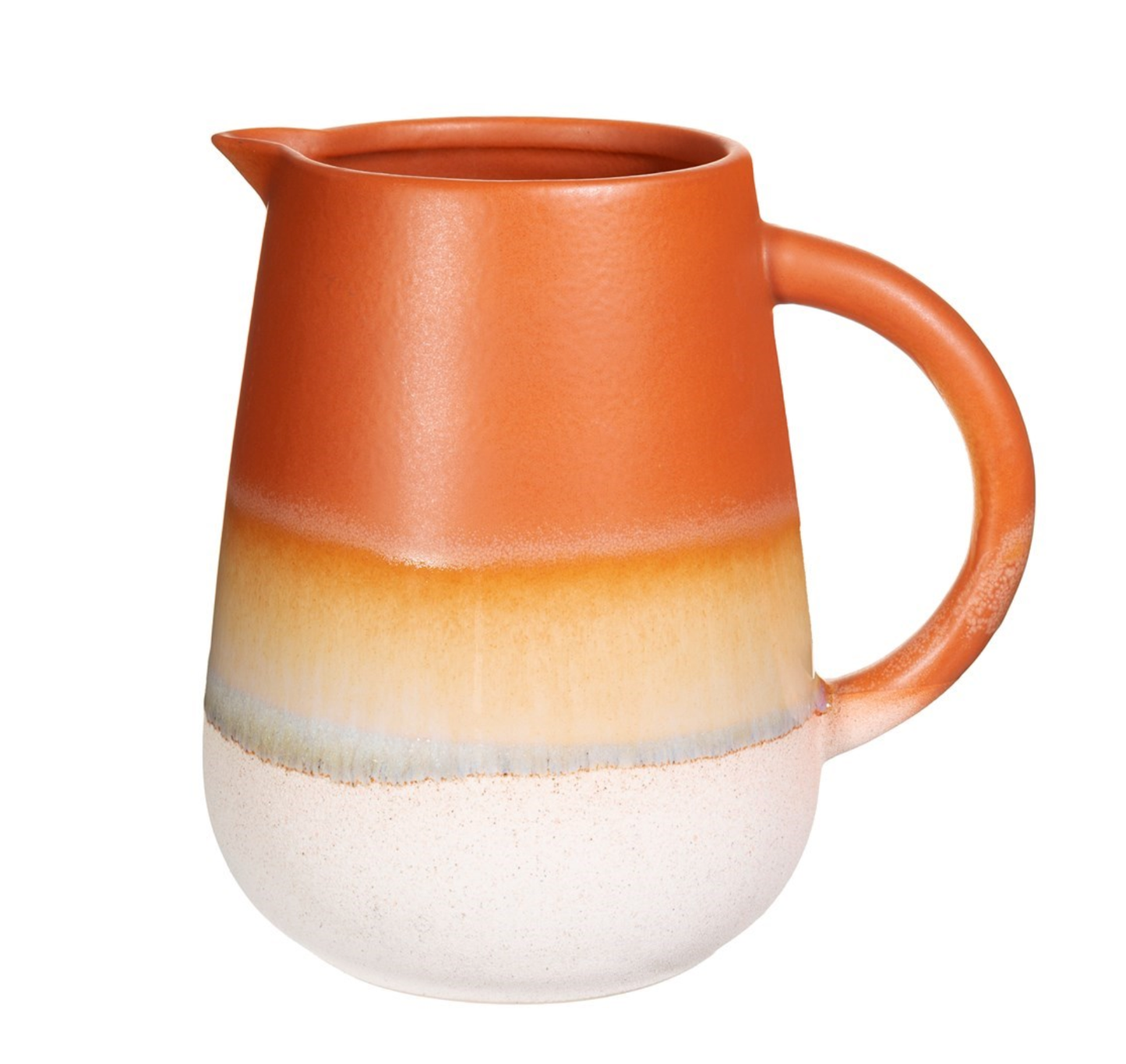 Mojave Glaze Jug Terracotta