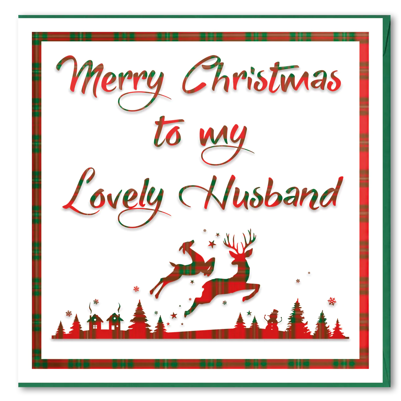 Merry Christmas to my Lovely Husband Card