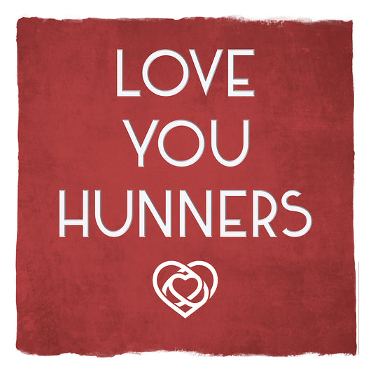 Love You Hunners Greetings Card