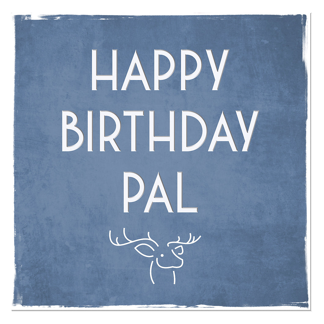 Happy Birthday Pal Greetings Card
