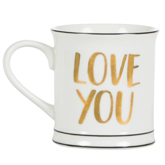 Gold Love You Mug