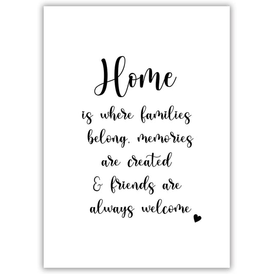 Home Is Where...