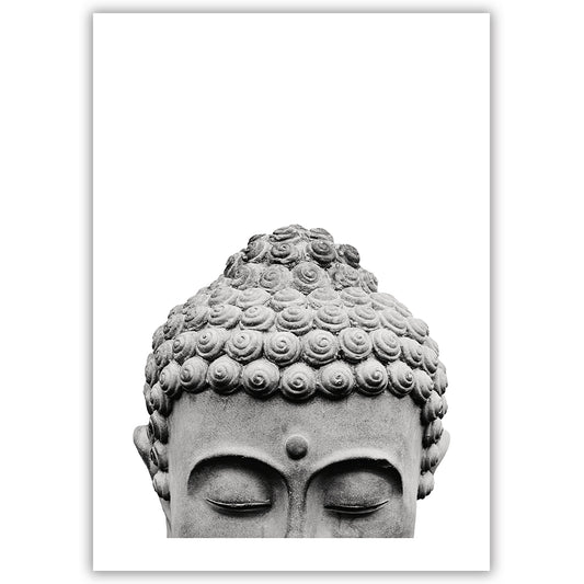 Buddha Head Print