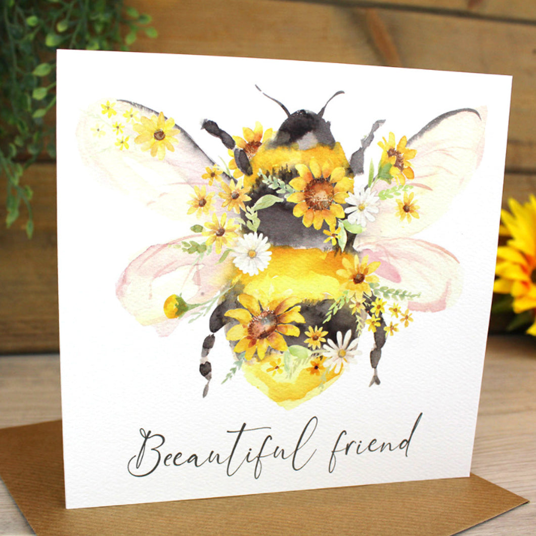 Beeautiful Friend Greetings Card