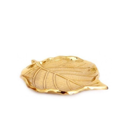 Gold Leaf Trinket Dish, 12.5cm