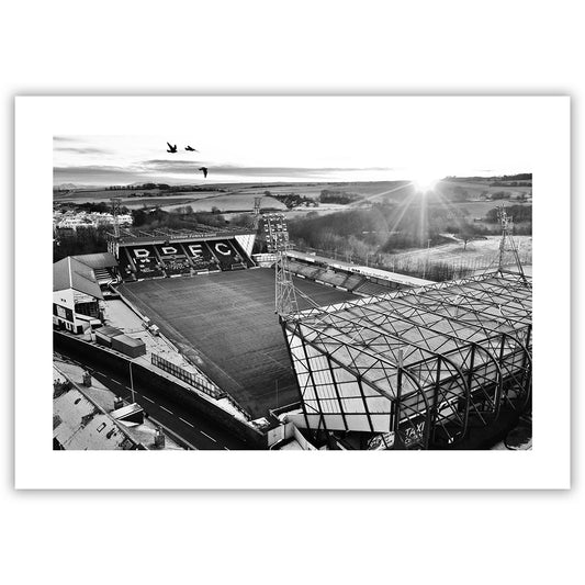 RRFC Starks Park - From the North (Greyscale)