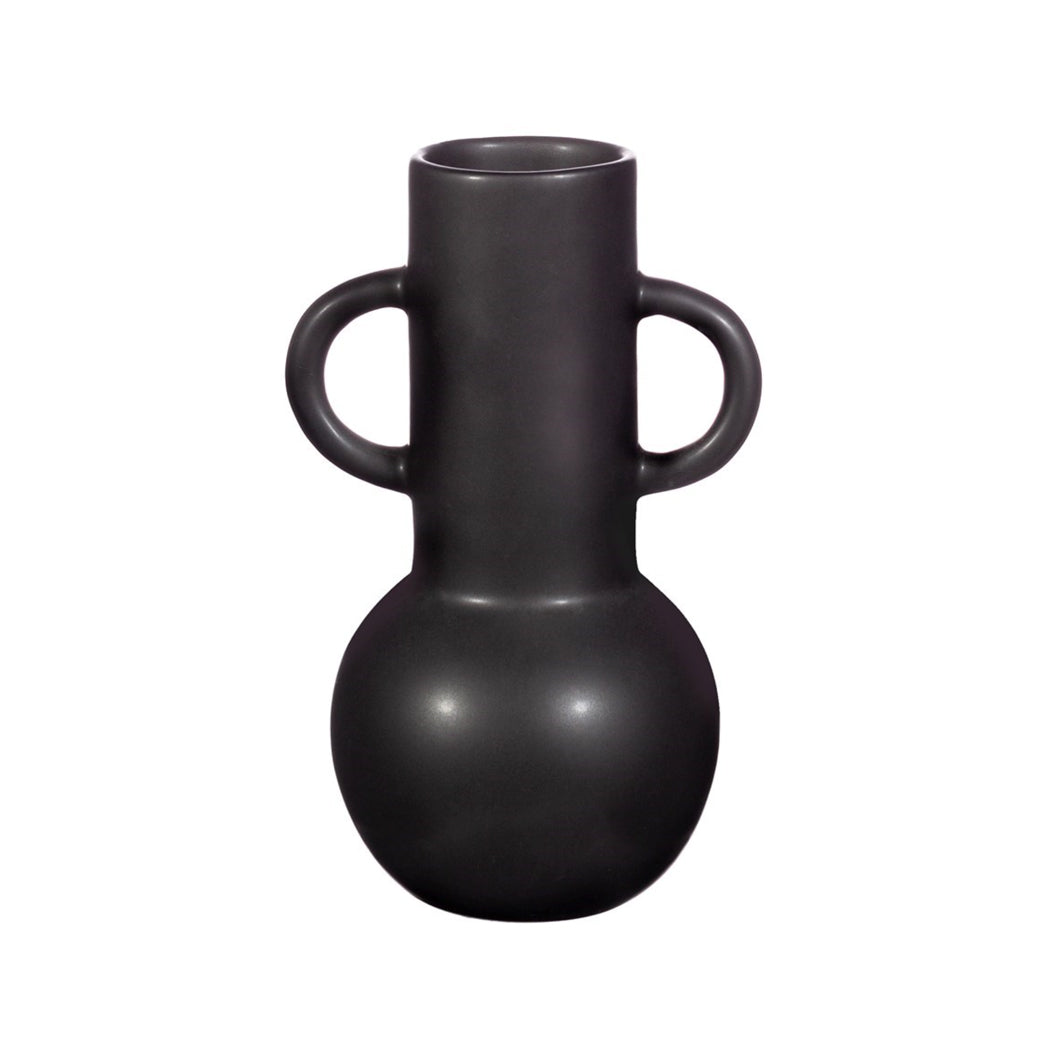 Large Amphora Vase Black