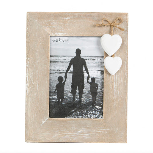 Farmhouse Heart Standing Photo Frame