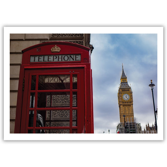 London Telephone Box & Big Ben
