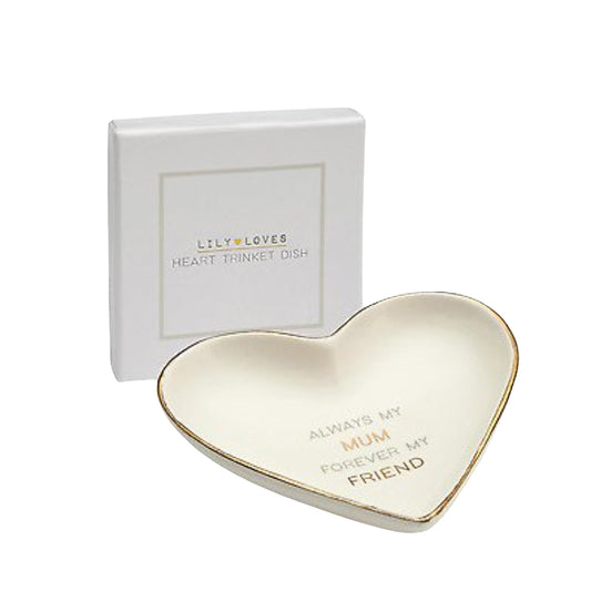 Ceramic Heart 'Mum' Trinket Dish
